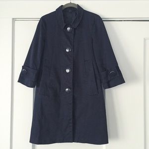 ModCloth navy coat small